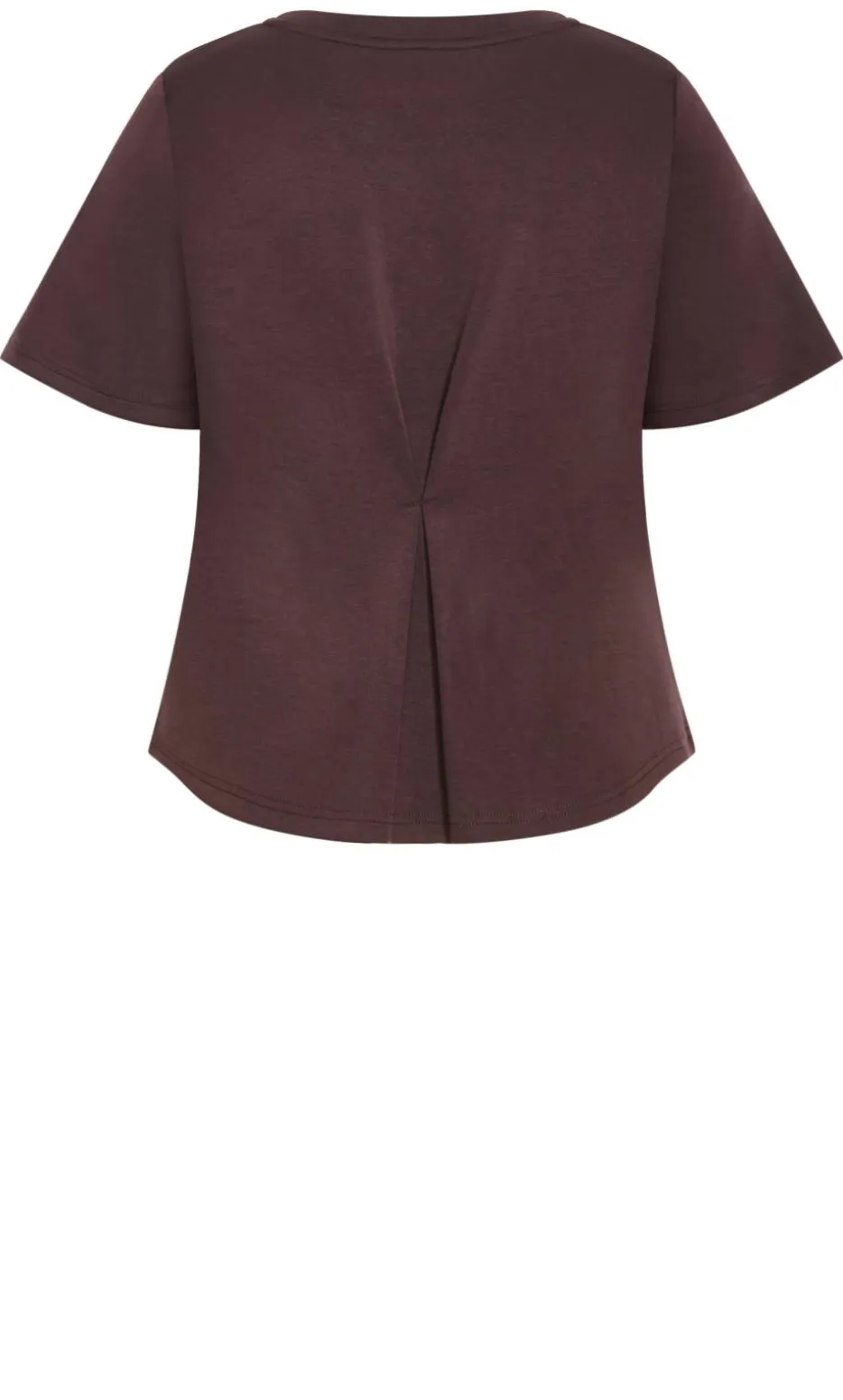 Mae Short Sleeve Sweat Top - espresso