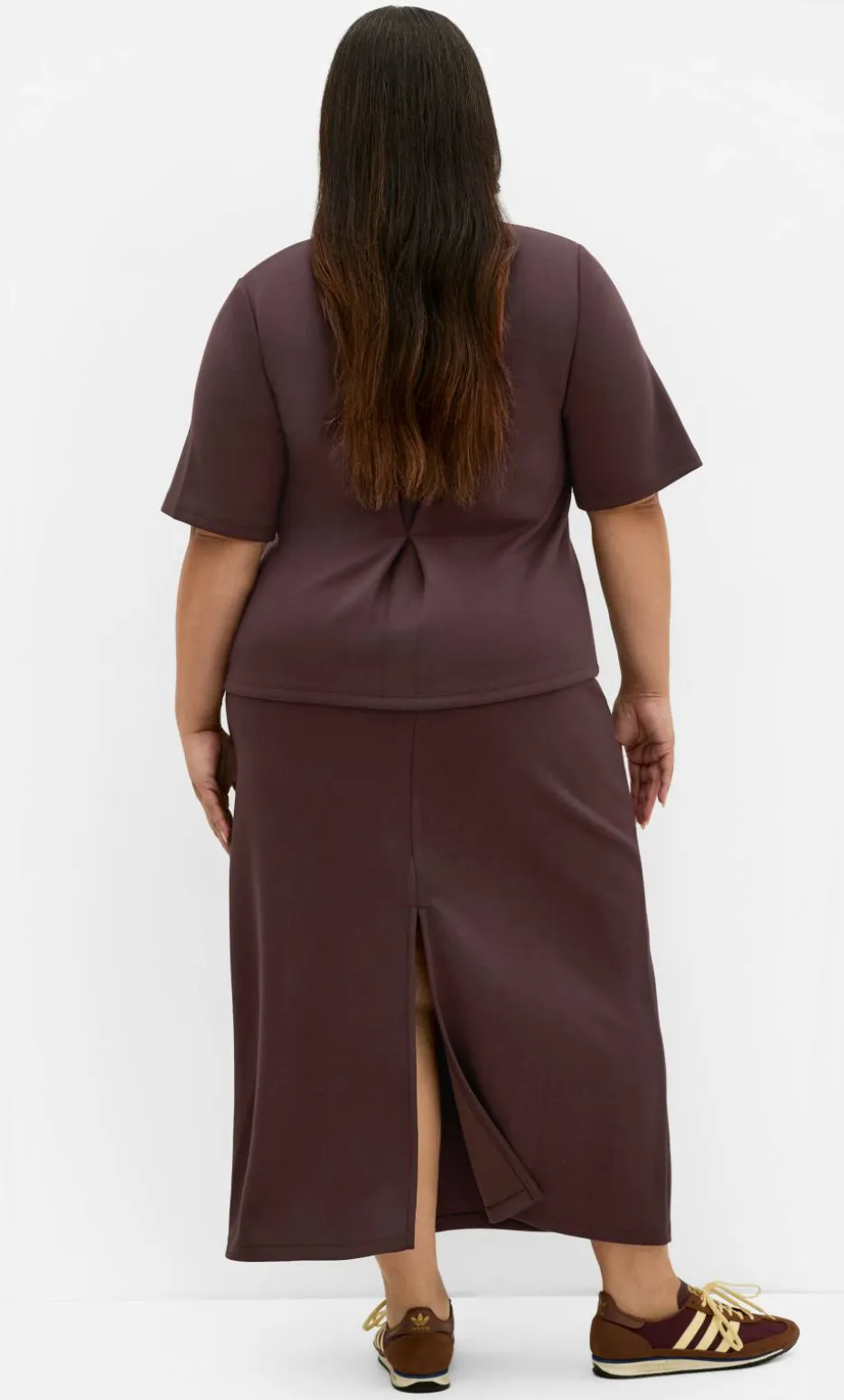Mae Short Sleeve Sweat Top - espresso