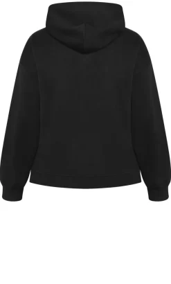 Mae Zip Hoodie - black