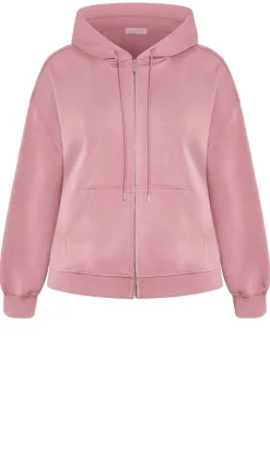 Mae Zip Hoodie - dusty rose