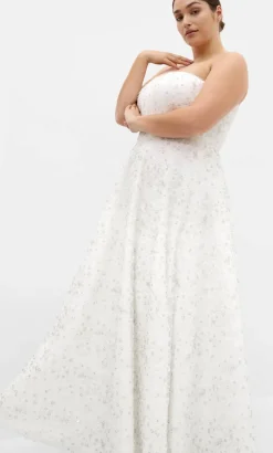 Magnetise Strapless Maxi Dress - ivory