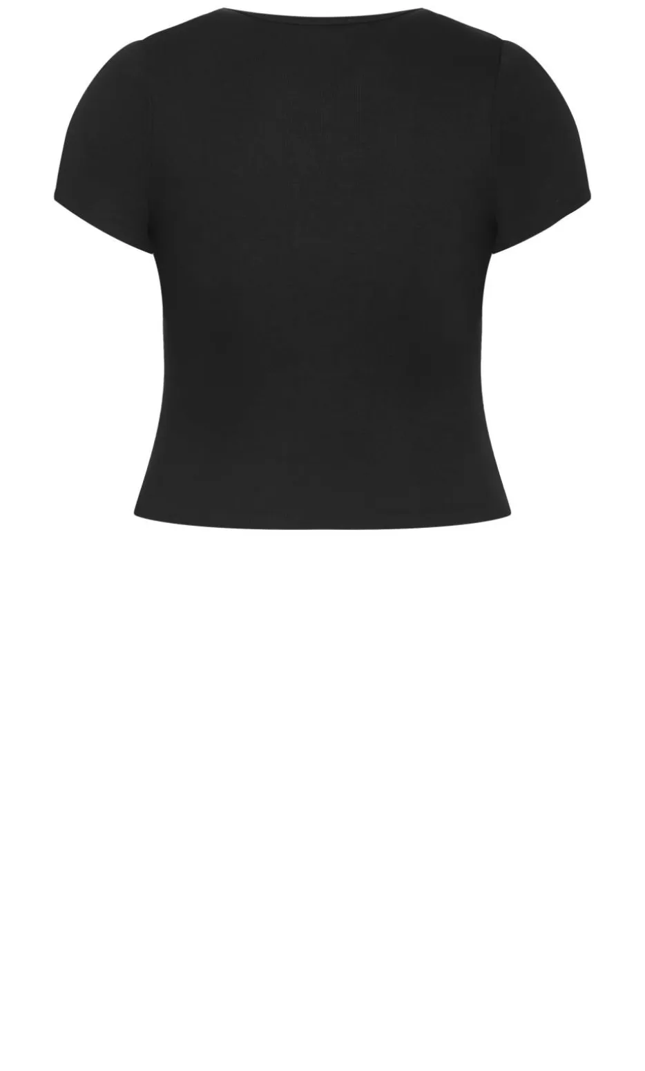 Micro Cherry Print Tee - black