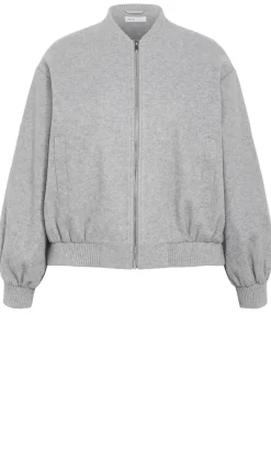 Mila Bomber Jacket - grey melange
