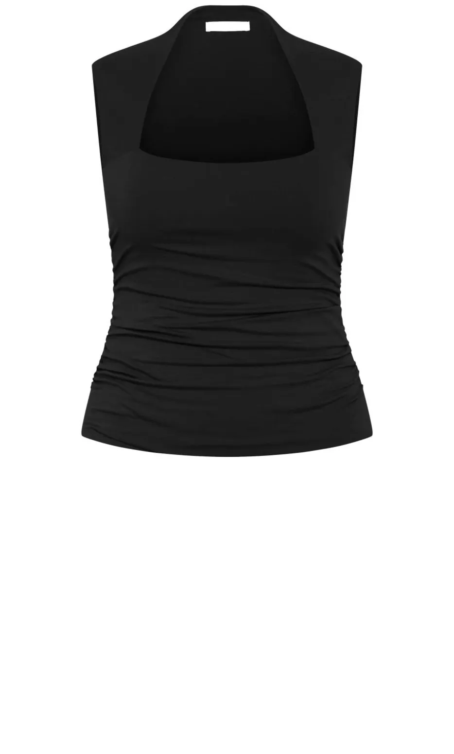 Milly Square Neck Tank - black