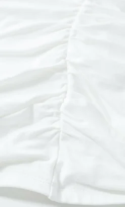Milly Square Neck Tank - ivory