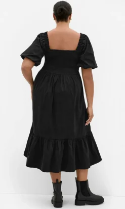 Molli Corduroy Midi Dress - black