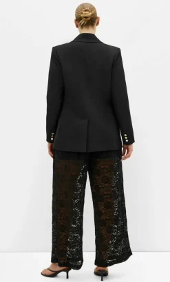 Nylah Lace Pant - black