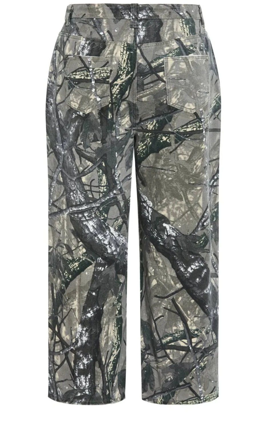 Olivia Camo Relaxed Cotton Jean - grey wash