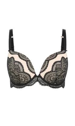 Ophelia Push Up Bra - black