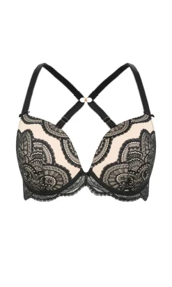 Ophelia Push Up Bra - black