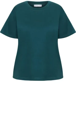 Oversized Crew Neck Tee - deep teal