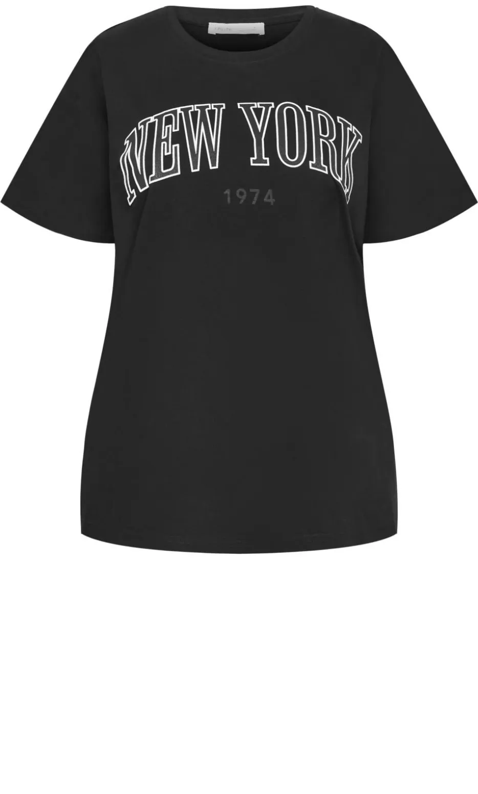 Oversized NY Tee - black