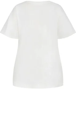 Oversized NY Tee - ivory