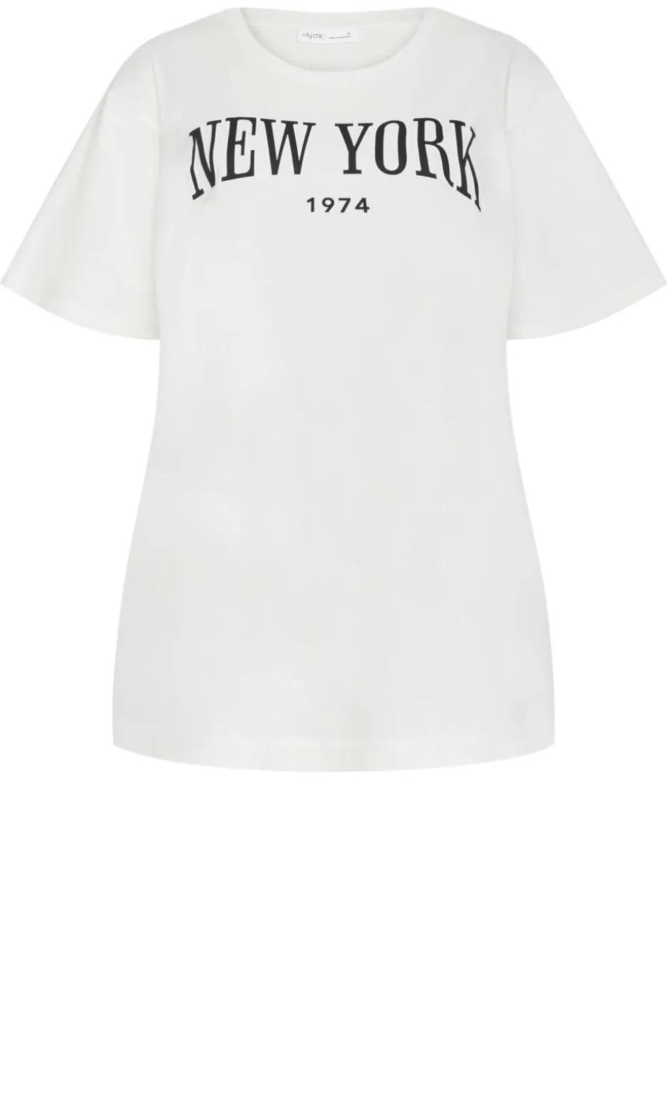 Oversized NY Tee - ivory