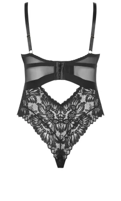 Paris Underwire Bodysuit - black
