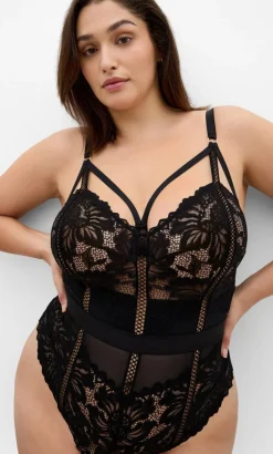 Paris Underwire Bodysuit - black