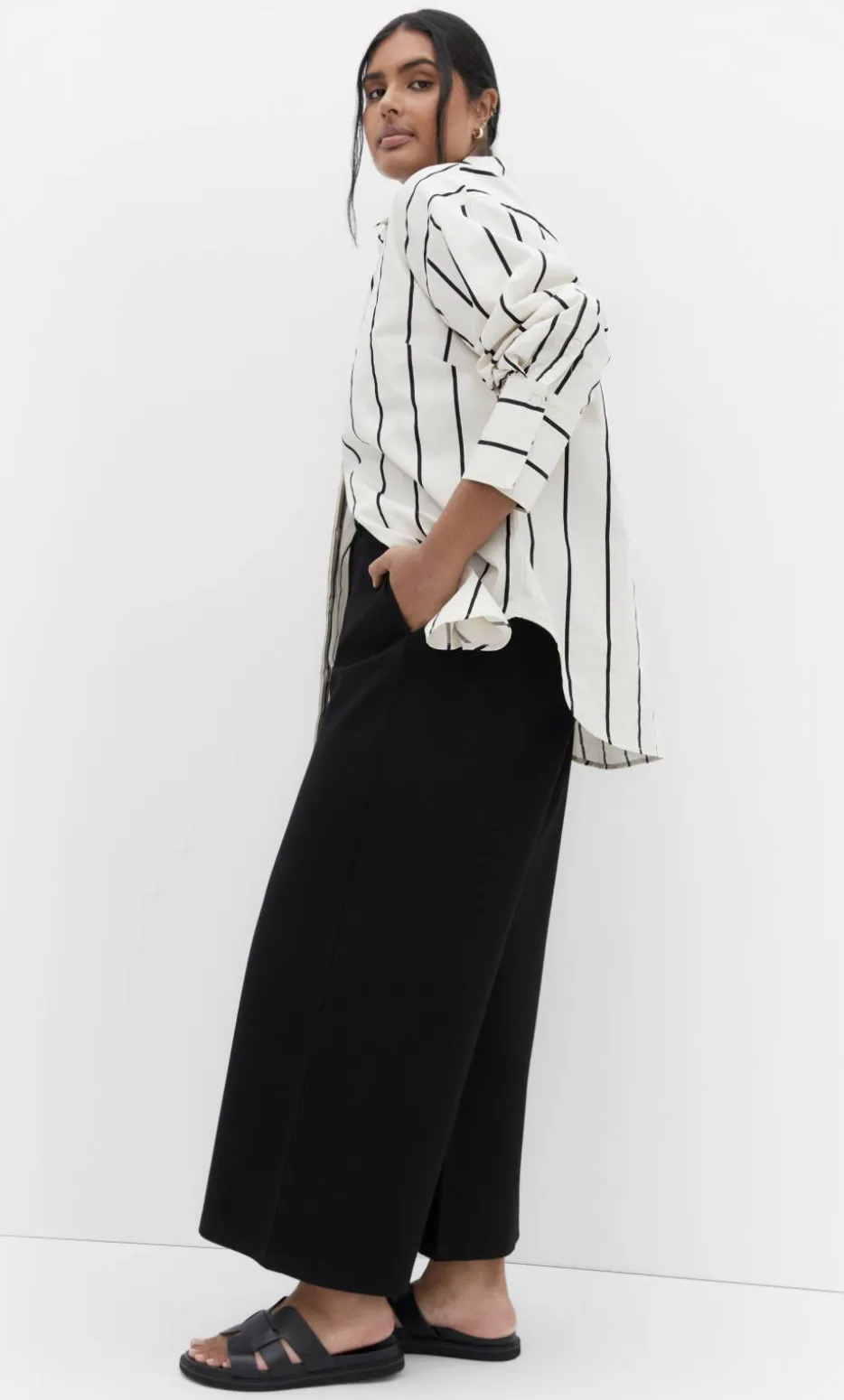 Peyton Ponte Pant - black