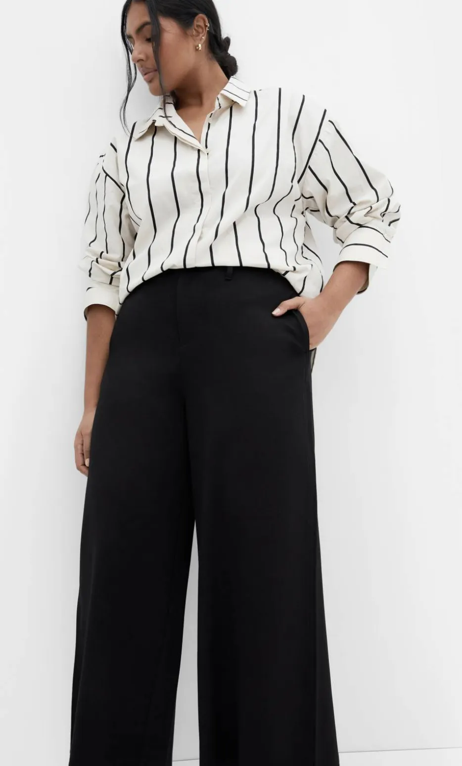 Peyton Ponte Pant - black