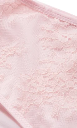 Poppy Hi Waist Cheeky Brief - pink icing