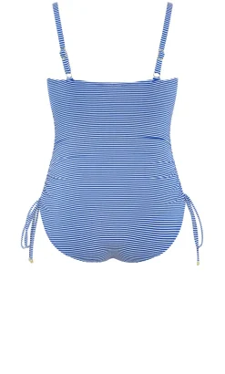 Positano Print 1 Piece - cobalt blue