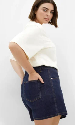 Raya Denim Skort - dark wash