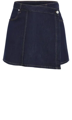 Raya Denim Skort - dark wash