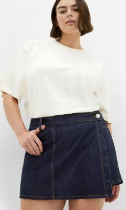 Raya Denim Skort - dark wash