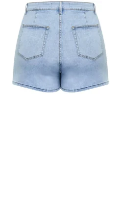 Raya Denim Skort - light wash