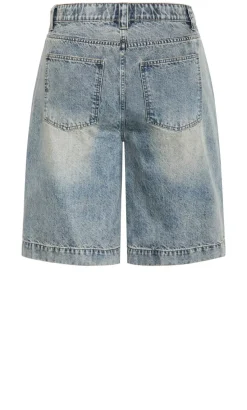 Relaxed Fit Jaz Denim Jort - vintage wash