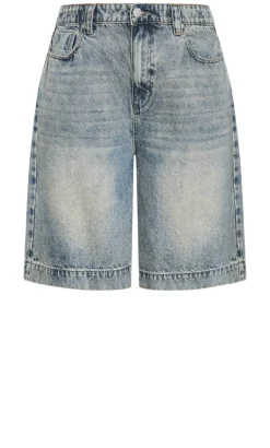 Relaxed Fit Jaz Denim Jort - vintage wash