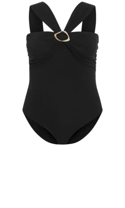 Remi Fashion Detail Bodysuit - black