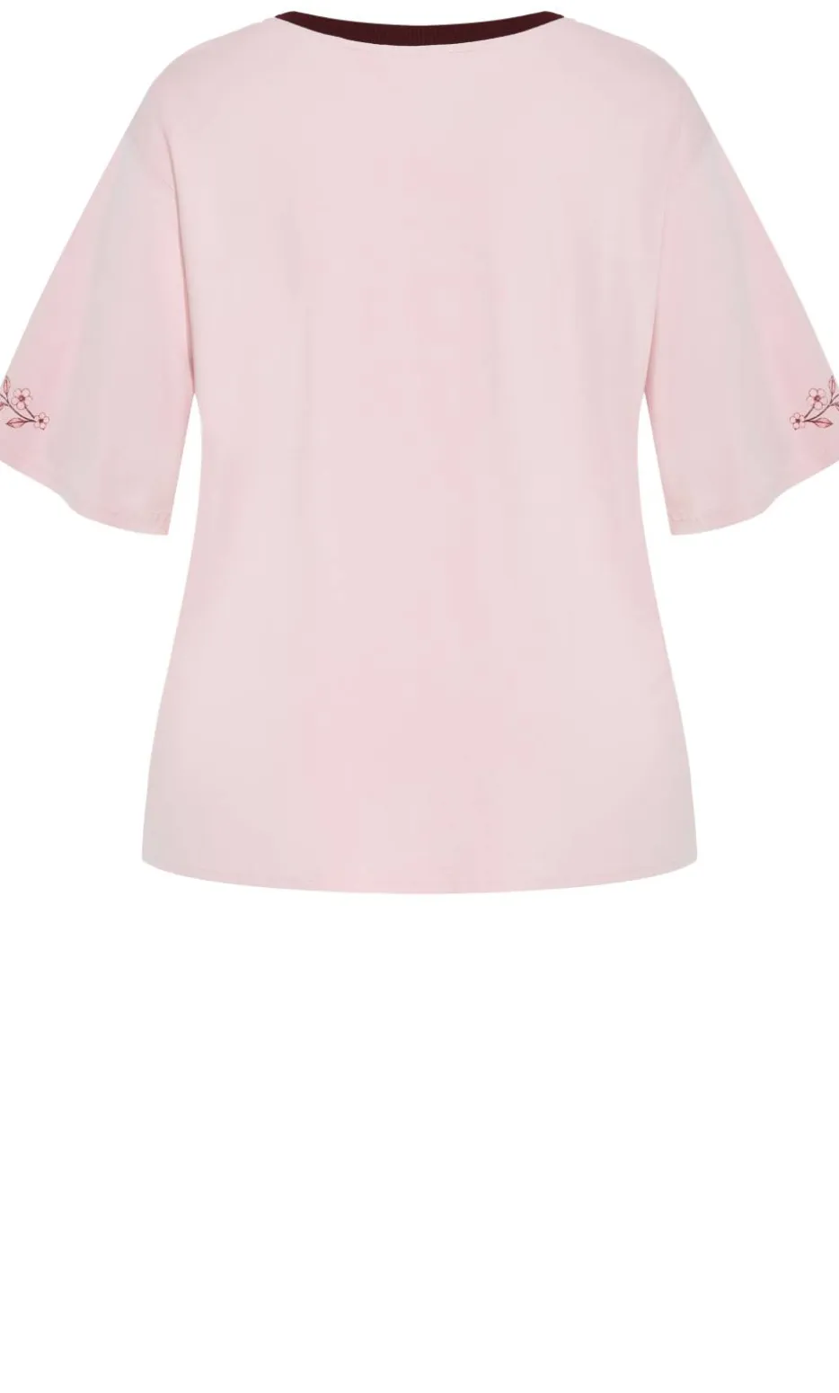Rodeo Oversized Cotton Tee - rose