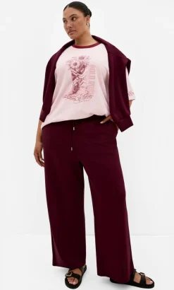 Rodeo Oversized Cotton Tee - rose
