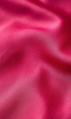 Satin Slip Dress - raspberry