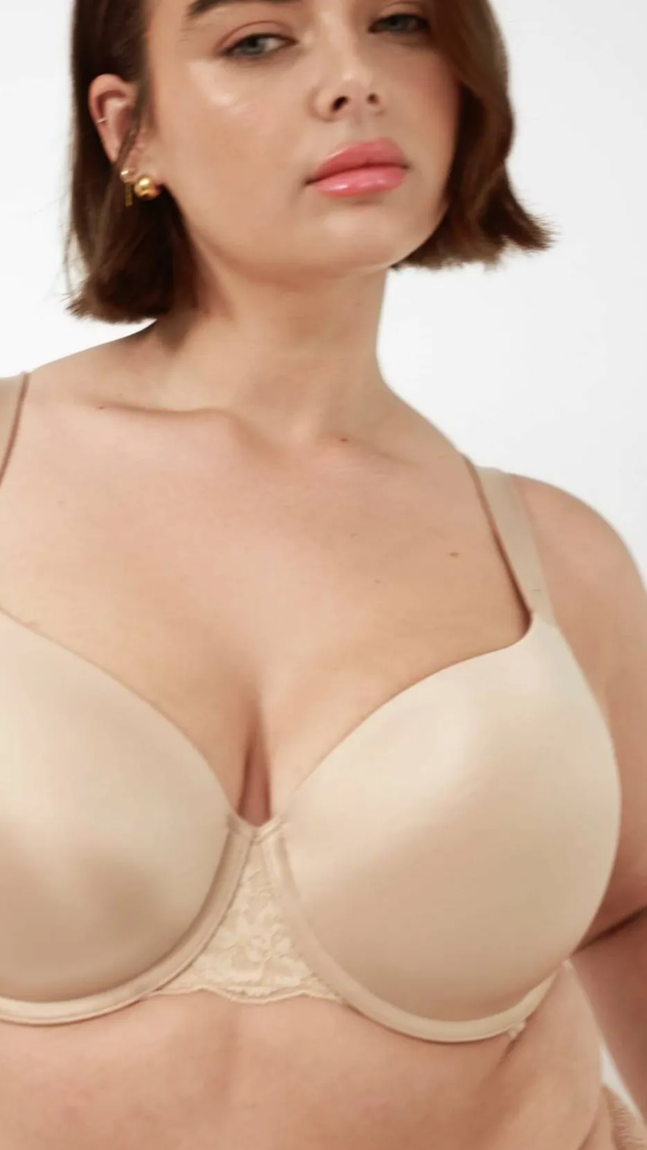 Sexy Glam T-Shirt Bra - latte