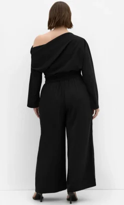 Shania Wide Leg Pant - black