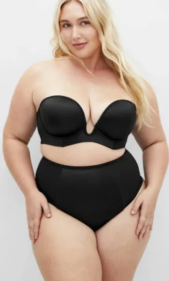 Shapely Plunge Bra - black