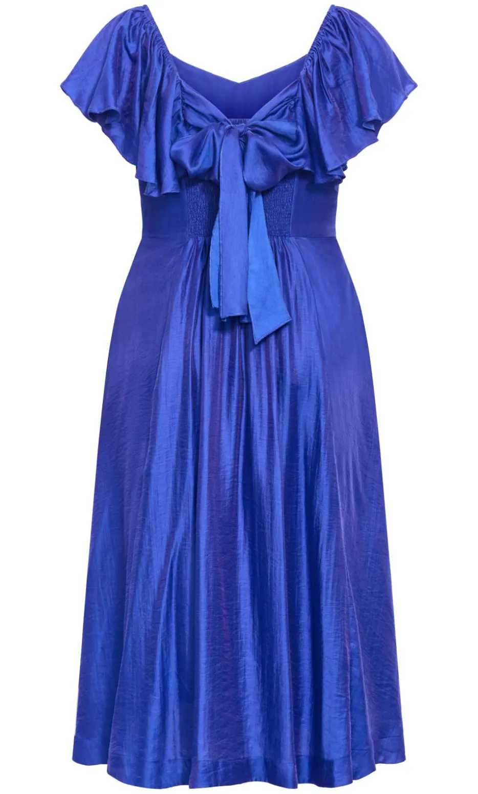 Sherry Tie-Back Dress - cerulean