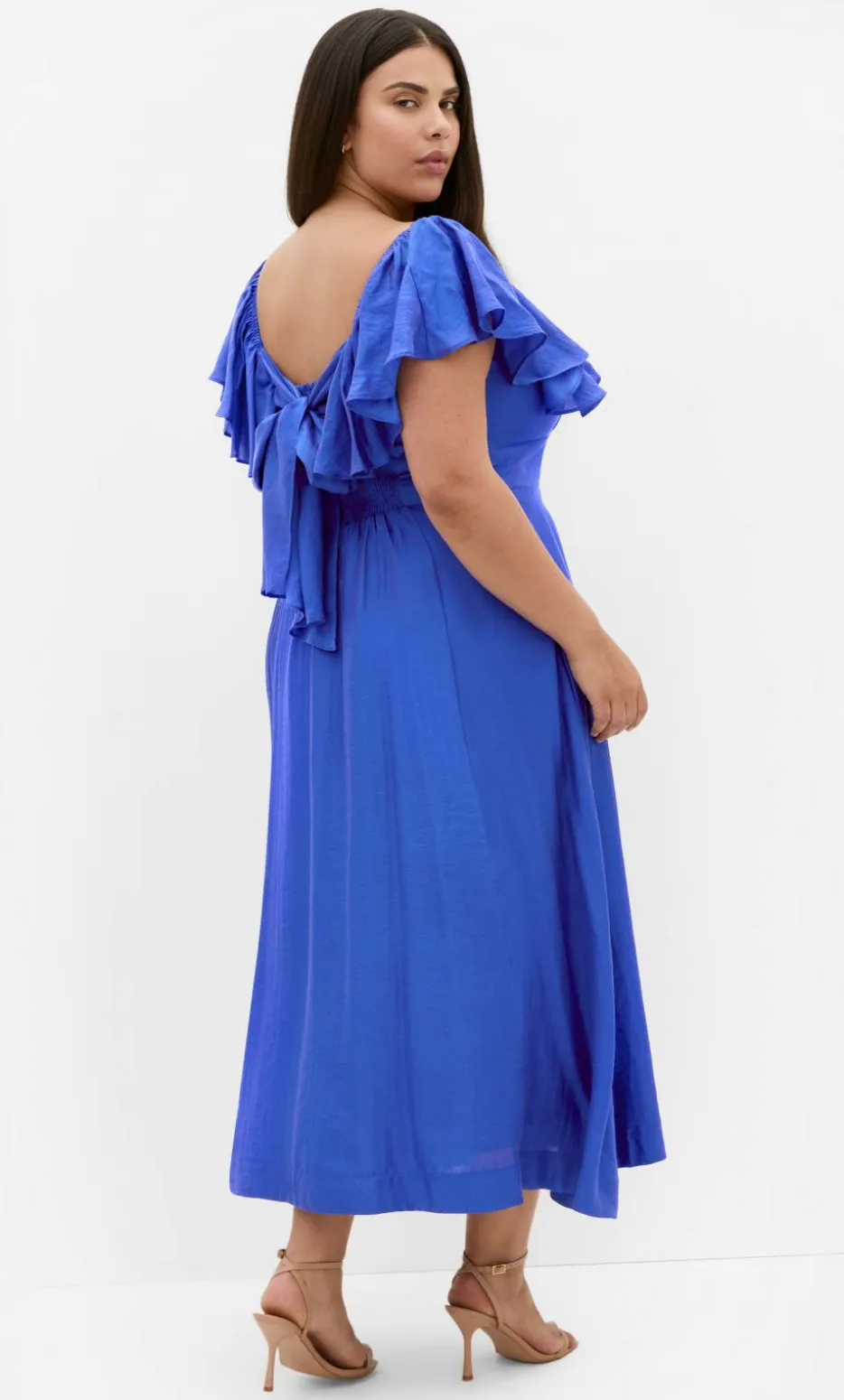 Sherry Tie-Back Dress - cerulean