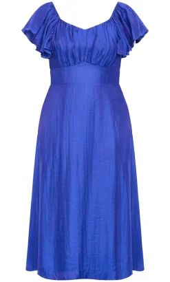Sherry Tie-Back Dress - cerulean