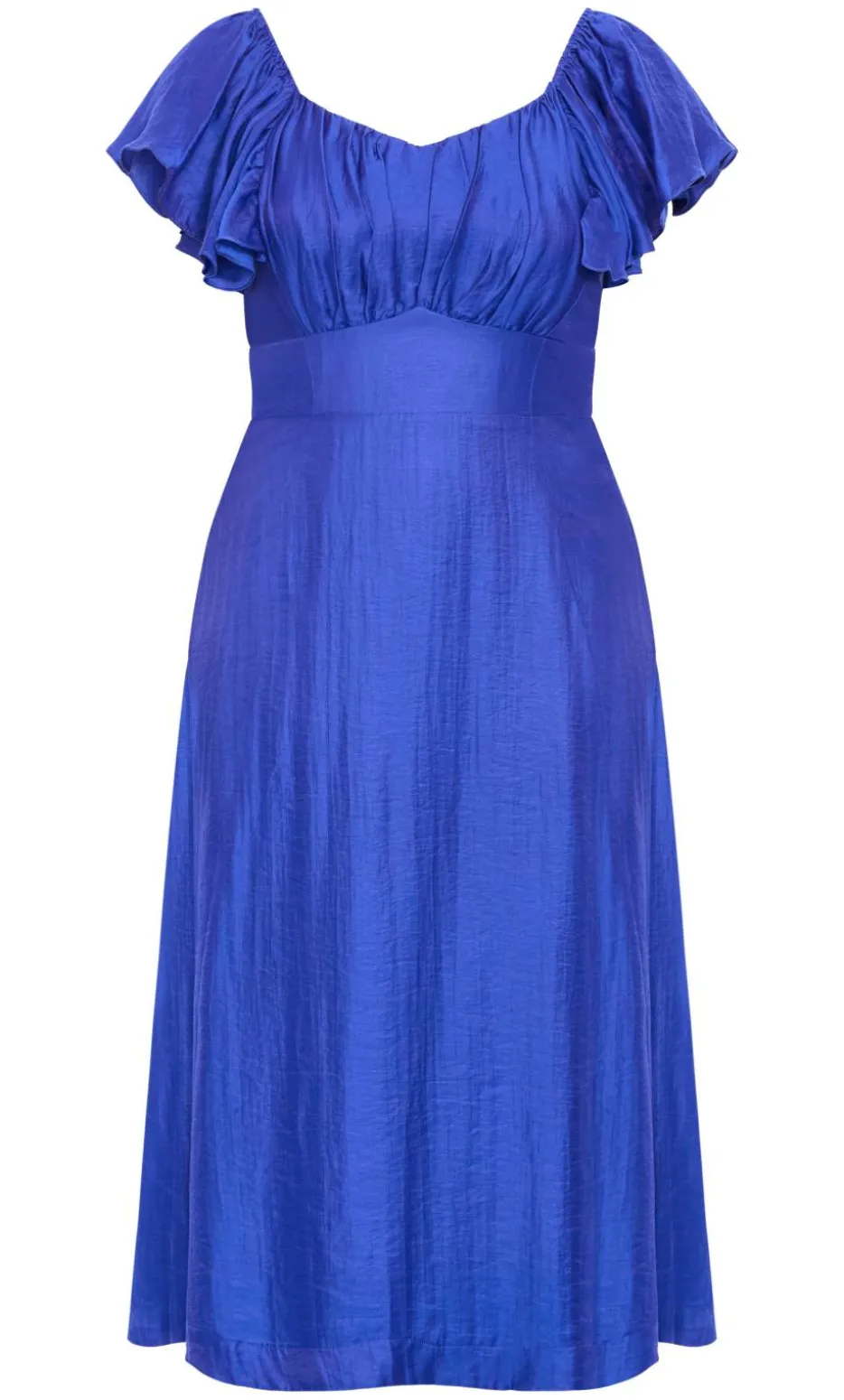 Sherry Tie-Back Dress - cerulean