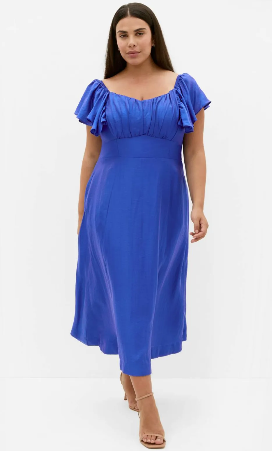 Sherry Tie-Back Dress - cerulean