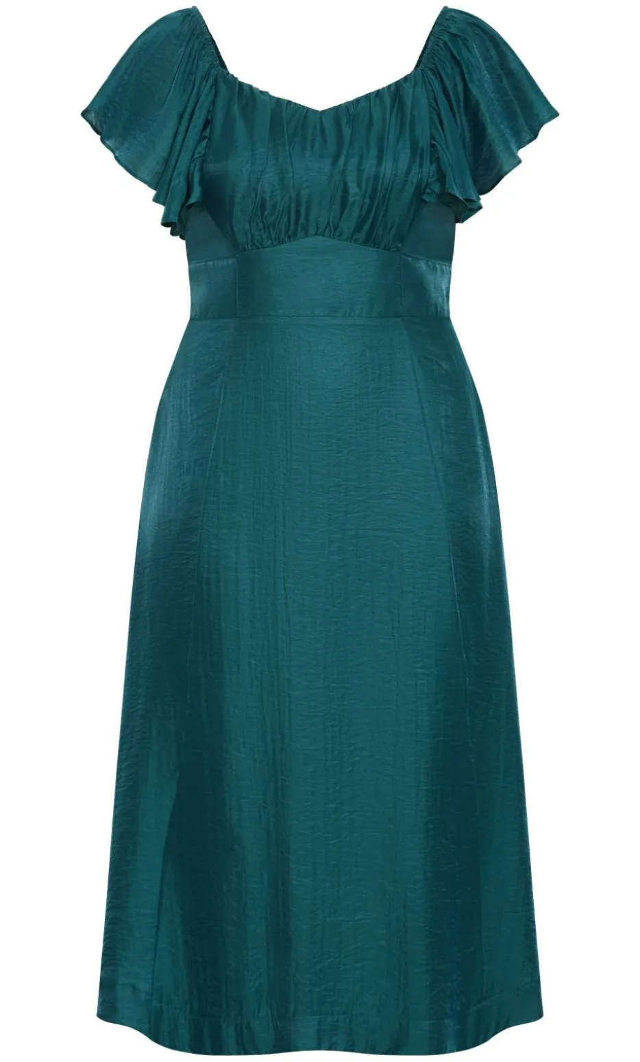 Sherry Tie-Back Dress - emerald