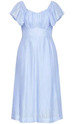 Sherry Tie-Back Dress - sky blue