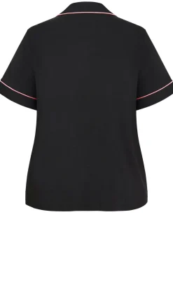 Signature Pyjama Shirt - black