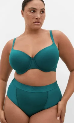 Signature T-Shirt Bra - emerald