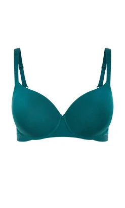 Signature T-Shirt Bra - emerald