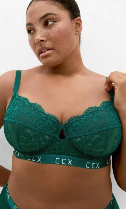 Signature Underwire Bra - emerald