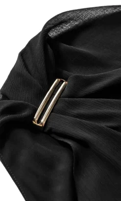 Skyla Off Shoulder Top - black