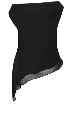 Skyla Off Shoulder Top - black
